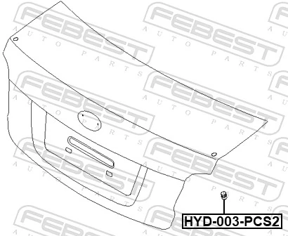 FEBEST HYD-003-PCS2 Bumper