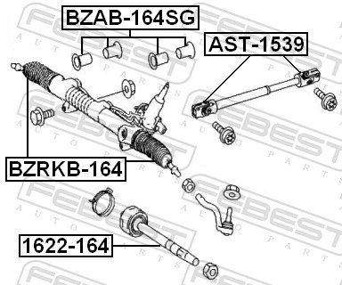 Bellow, steering BZRKB-164