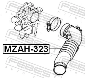 FEBEST MZAH-323 Hose, air supply