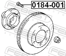 Wheel Stud 0184-001