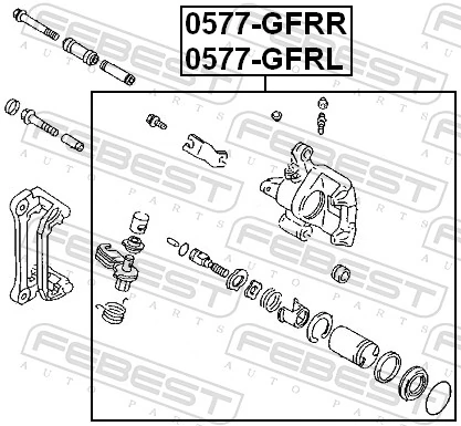 Brake Caliper 0577-GFRL