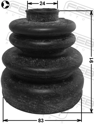FEBEST 2215-MAGT Bellow, drive shaft