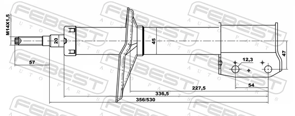 Shock Absorber 24666258F