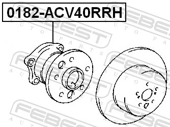 Wheel Hub 0182-ACV40RRH