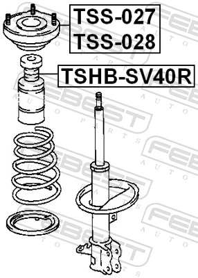 Suspension Strut Support Mount TSS-027