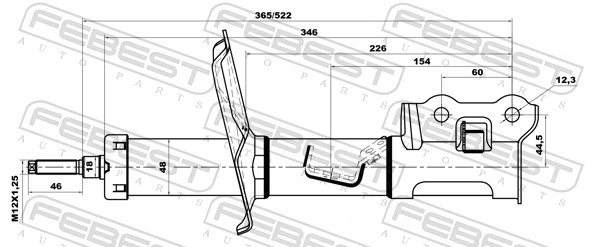 Shock Absorber 12110-002FR