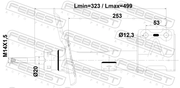 Shock Absorber 25110-009FL