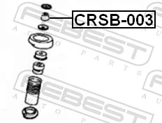 Spacer Bush, shock absorber CRSB-003