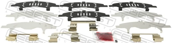 Accessory Kit, disc brake pad 0203-T31F
