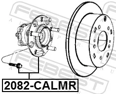 Wheel Hub 2082-CALMR