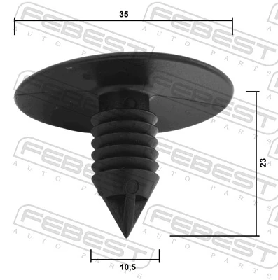 Clip, trim/protection strip 88570-218