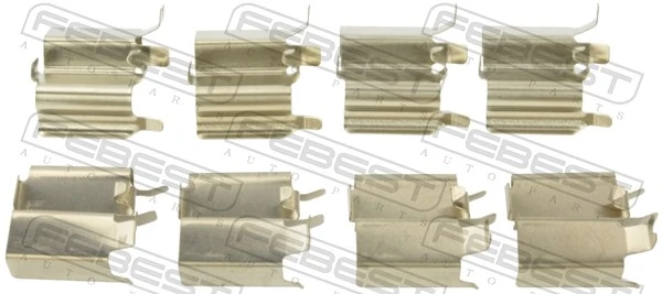 FEBEST 0703-JB416F-KIT Accessory Kit, disc brake pad