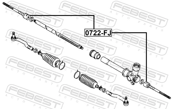 Inner Tie Rod 0722-FJ