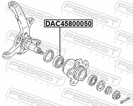 Wheel Bearing DAC45800050