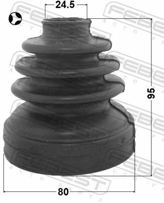 FEBEST 1215-YFT Bellow Kit, drive shaft
