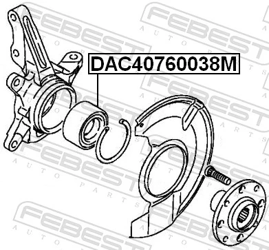 Wheel Bearing DAC40760038M