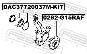 Wheel Hub 0282-G15RAF