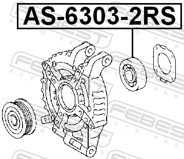 Bearing AS-6303-2RS