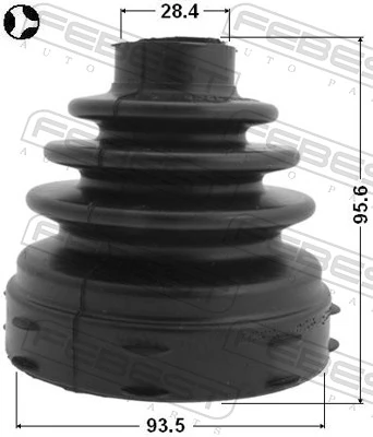 Bellow Kit, drive shaft 2515-BOX3T