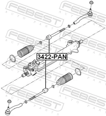 Inner Tie Rod 3422-PAN