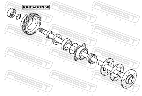 FEBEST RABS-GGN50 Sensor Ring, ABS