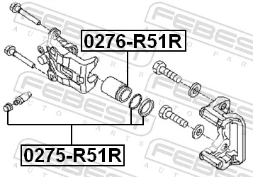 Repair Kit, brake caliper 0275-R51R