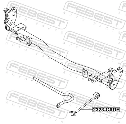 Link/Coupling Rod, stabiliser bar 2323-CADF