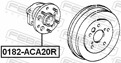 Wheel Hub 0182-ACA20R