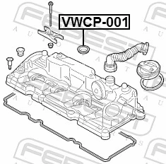 Seal Ring, injector VWCP-001