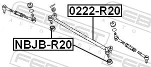 Inner Tie Rod 0222-R20
