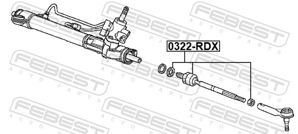 FEBEST 0322-RDX Inner Tie Rod