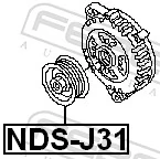 Belt Pulley, alternator NDS-J31