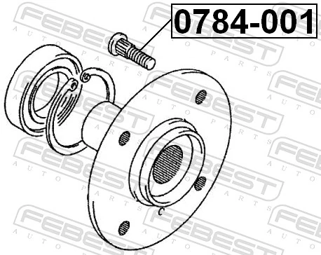 Wheel Stud 0784-001