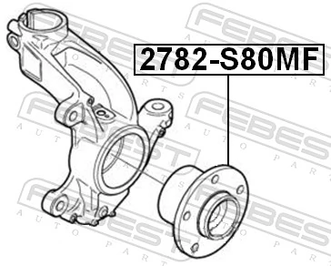 Wheel Hub 2782-S80MF