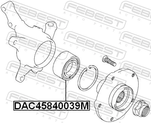 Wheel Bearing DAC45840039M