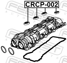 Seal Ring, spark plug shaft CRCP-002