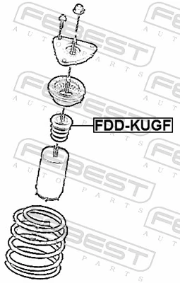 Rubber Buffer, suspension FDD-KUGF