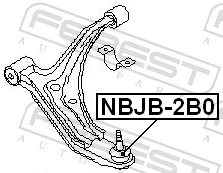 Repair kit, supporting/ball joint NBJB-2B0