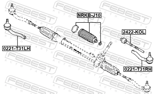 Inner Tie Rod 2422-KOL