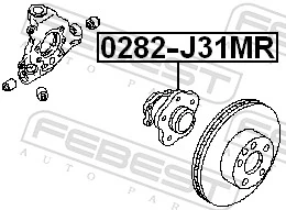 Wheel Hub 0282-J31MR