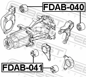 FEBEST FDAB-040 Mounting, differential