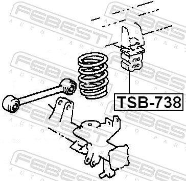 FEBEST TSB-738 Rubber Buffer, suspension