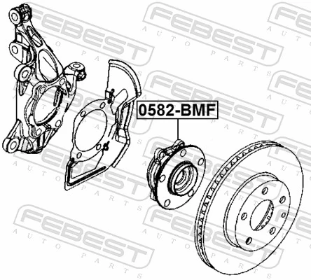 FEBEST 0582-BMF Wheel Hub