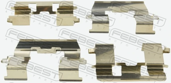 FEBEST 0303-ACCF Accessory Kit, disc brake pad