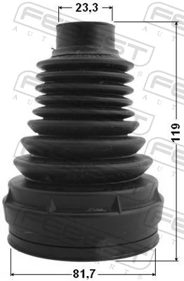 Bellow, drive shaft 1615-210
