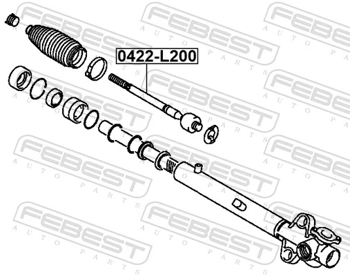 Inner Tie Rod 0422-L200