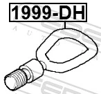 FEBEST 1999-DH Tow hook