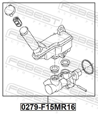 FEBEST 0279-F15MR16 Brake Master Cylinder