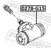 Wheel Brake Cylinder 0278-G15
