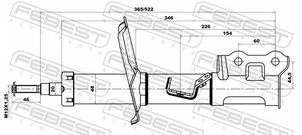 Shock Absorber 12110-002FL